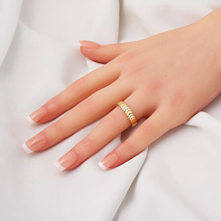 Balıksırtı 14 Ayar Altın Yüzük