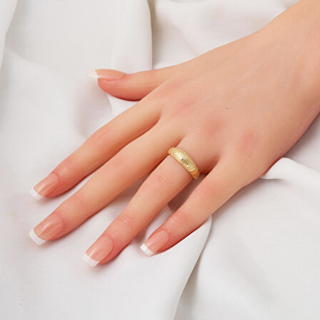 Hitit 14 Ayar Altın Taşsız Yüzük