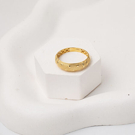 Hitit 14 Ayar Altın Taşsız Yüzük