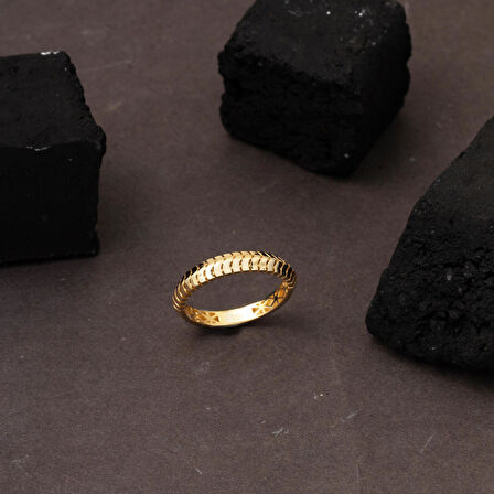 Taşsız 14 Ayar Altın Kadın Yüzük