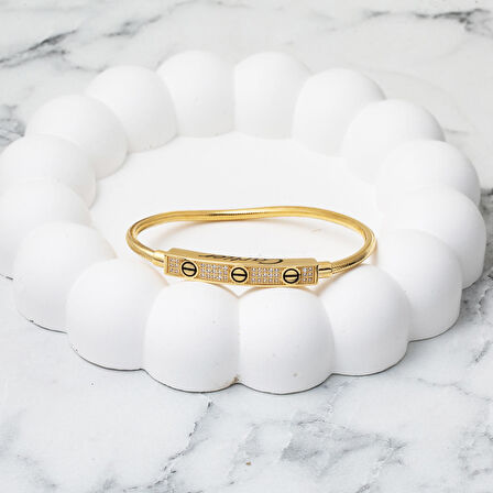 Kartiyer 14 Ayar Altın İtaly Bileklik