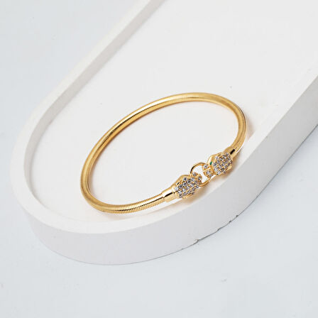 Jaguar 14 Ayar Altın İtalyan Bileklik