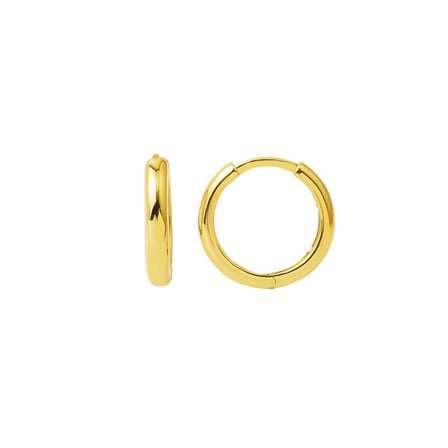 14 Ayar Altın 1.5 cm. Çaplı Klasik Halka Küpe