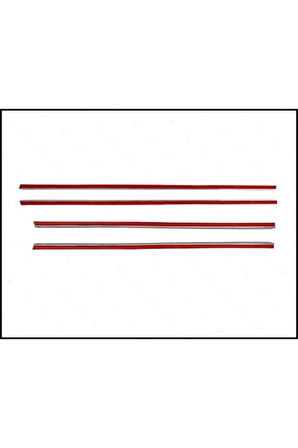 Opel Astra H Krom Cam Çıtası 4 Prç 2004-2010 Arası P.çelik Sedan Uyumlu