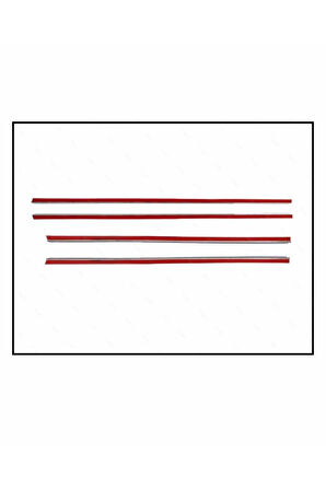 Opel Astra G Krom Cam Çıtası 4 Prç. 1998-2004 Arası P. Çelik