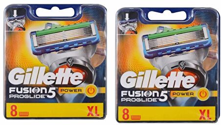 Gillette Fusion Proglide Power 8'li Yedek Tıraş Bıçağı X 2 ADET