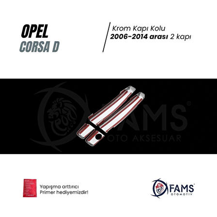 OPEL CORSA D 2006-2014 Kapı Kolu 2 kapı P.Çelik