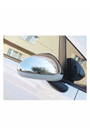 Opel Corsa D Krom Ayna Kapağı 2 Prç. 2006-2014 Arası P. Çelik