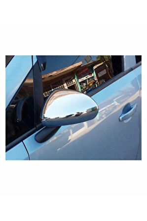 Opel Corsa D Krom Ayna Kapağı 2 Prç. 2006-2014 Arası P. Çelik