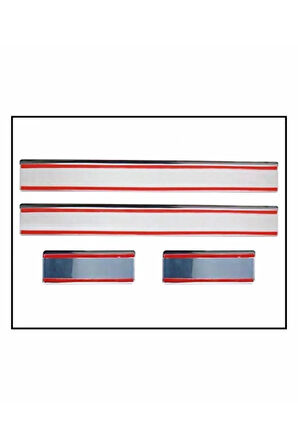 Opel Corsa D Krom Kapı Eşiği 2006-2014 Arası 4 Parça Paslanmaz Çelik