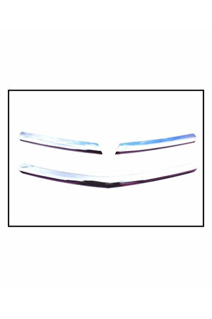 Opel Corsa D Krom Ön Panjur 3 Prç. 2006-2014 Arası P. Çelik