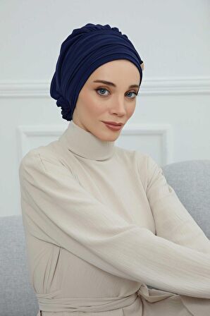 Aksesuarlı Şifon Hazır Türban,HT-95S,HT-95S