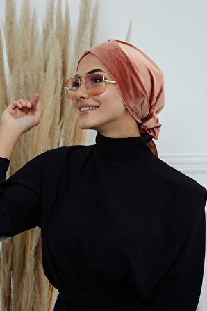 Kuşaklı Kadife Bone,B-31K