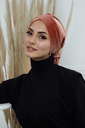 Kuşaklı Kadife Bone,B-31K