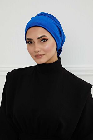 Gül Detaylı Kadife Bone,B-53K