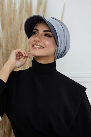 Siperlikli Kadife Şapka Bone,B-73K