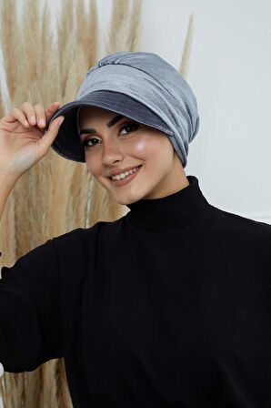 Siperlikli Kadife Şapka Bone,B-73K