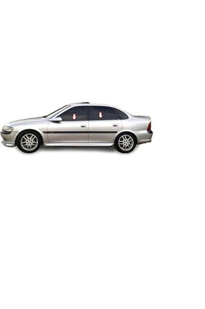 Opel Vectra B Krom Cam Çıtası 4 Parça 1995-2003 Arası Paslanmaz Çelik