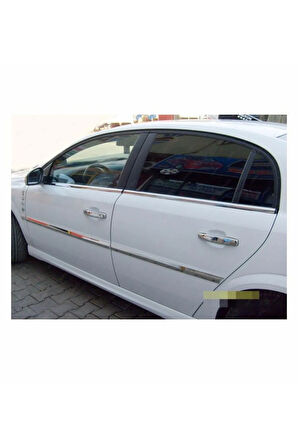 Opel Vectra C Krom Cam Çıtası 4 Prç. 2002 Üzeri P. Çelik