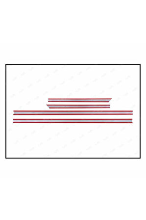 Opel Vectra C Krom Yan Kapı Çıtası 4 Prç. 2002 Ve Üzeri .p.çelik