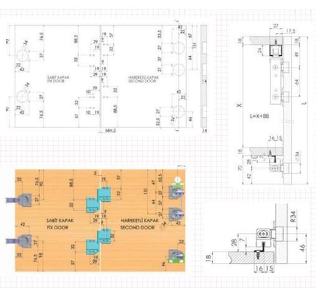 Mepa 05 MKK 2 Sürgülü Katlanır Kapak Sistemi
