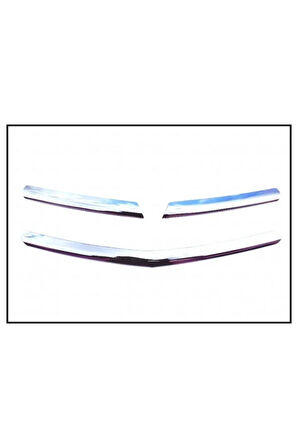 Opel Antara Uyumlu Krom Ön Panjur 3 Parça 2006 Ve Üzeri Paslanmaz Çelik
