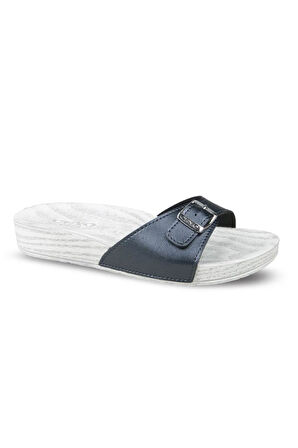 Ceyo 9872-9 Anatomik Taban Kadın Terlik Platin 36-40 