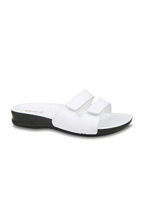 Ceyo 9942-9 Anatomik Taban Kadın Terlik Beyaz 36-40 