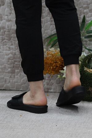 Ceyo 9984-5 Siyah Comfort Kemik Çıkıntısına Özel Kadın Terlik