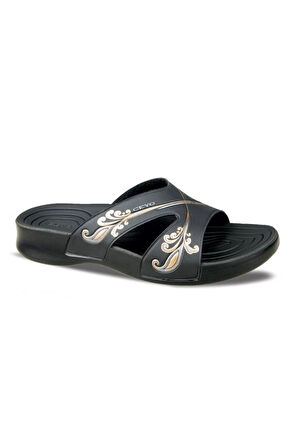 Ceyo 3400-20 Anatomik Taban Kadın Terlik Siyah 36-40 
