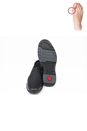 Ceyo 9925-48 Erkek Comfort Ayakkabı - Siyah