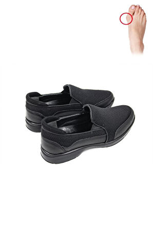 Ceyo 9925-48 Erkek Comfort Ayakkabı - Siyah