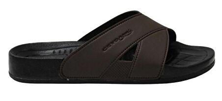 Ceyo Bermuda-M1 Kahve Ortapedik Erkek Terlik & Sandalet