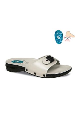 Ceyo 6500-1 Jelli Anatomik Kadın Terlik Bej 36-40 