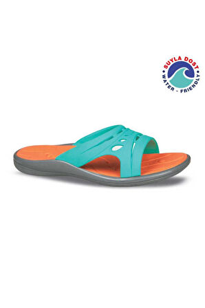Ceyo NEW SPLASH-Z Anatomik Taban Kadın Plaj Terlik Yeşil 36-40 