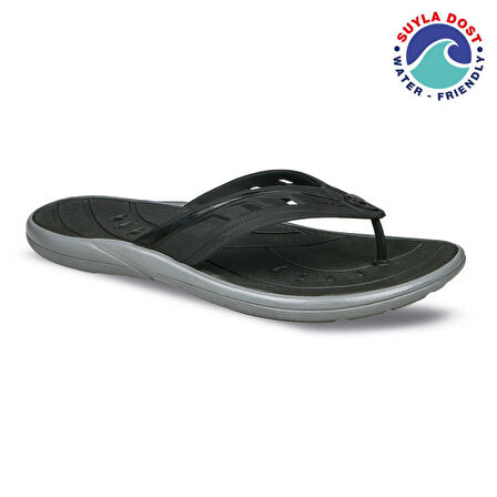 Ceyo New Splash-M1 Casual Günlük Siyah Erkek Terlik