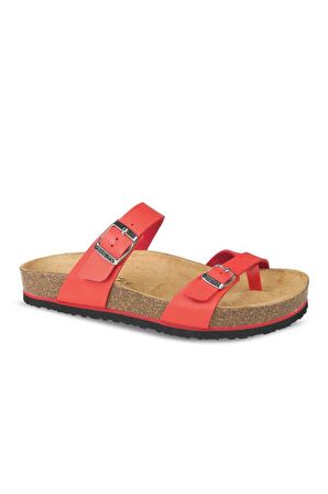 Ceyo 9910-Z34 Anatomik Taban Kadın Terlik Kırmızı 36-39 