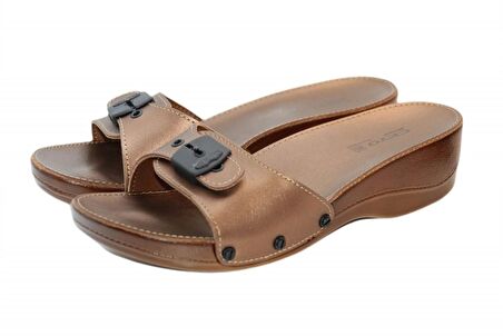 Ceyo Minelli Topuklu Anatomik Kadın Terlik  Bakır