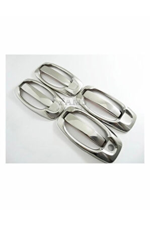 Opel Combo Krom Kapı Kolu Çerçeve 4 Kapı 8 Parça 2011-2018 P.çelik