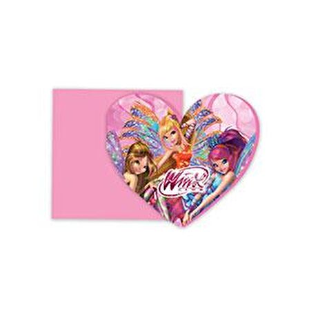 WİNX DAVETİYE SET 6'LI