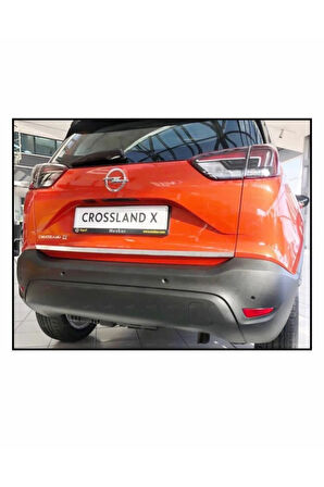 Opel Crossland X Krom Bagaj Alt Çıtası 2017 > P.çelik