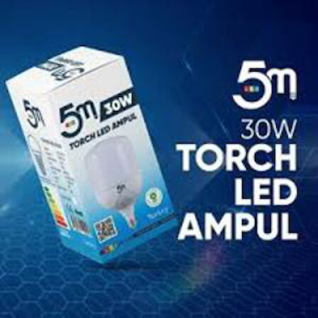5M Led Ampul Pervane Kristal 4+1
