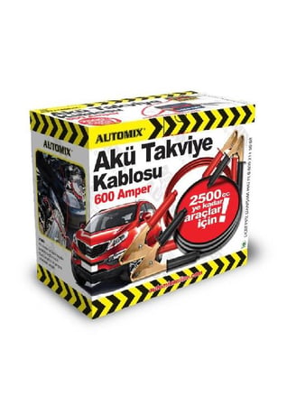 Automix kutulu takviye kablosu 600 Amp 