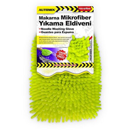 Automix Makarna Mikrofiber Oto Yıkama Eldiveni