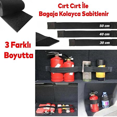 Automix Araç Araba Otomobil Oto Elastik Bagaj Sabitleyici Sabitle Lastik Cırt Cırtlı