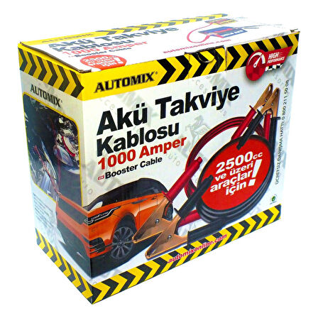 AUTOMİX 44414 AKÜ TAKVİYE KAB. 1000 AMPER