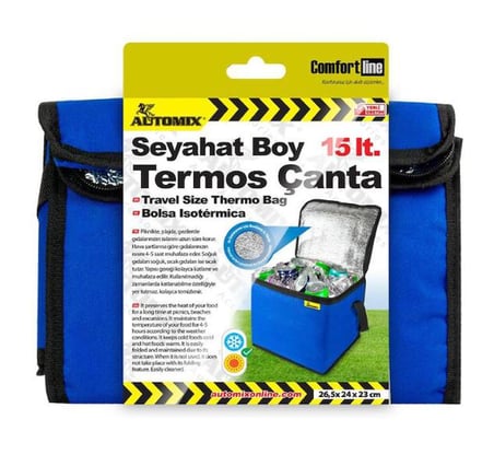 Automix Seyahat Boy Termos Çanta 15 Lt