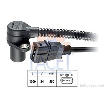 Opel Krank MILI Sensoru Opel Astra F Omega B Vectra - Facet 9.0164