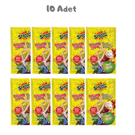 Shoogy Boom Elma Aromalı Patlayan Şeker 7 Gr. 10 Adet