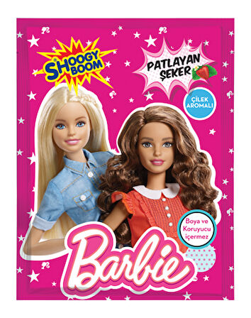 Barbie Çilek Aromalı Patlayan Şeker 7 Gr. 1 Adet